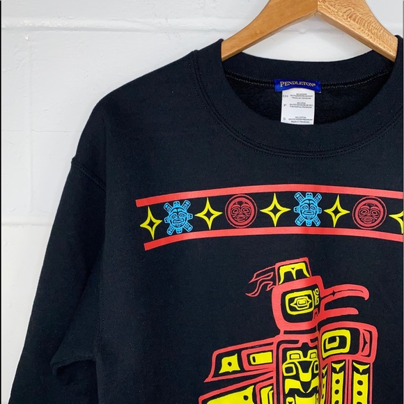 NWOT Pendleton Sweatshirt Unisex Size Small | Pendleton Native Sweatshirt Small - Picture 9 of 12